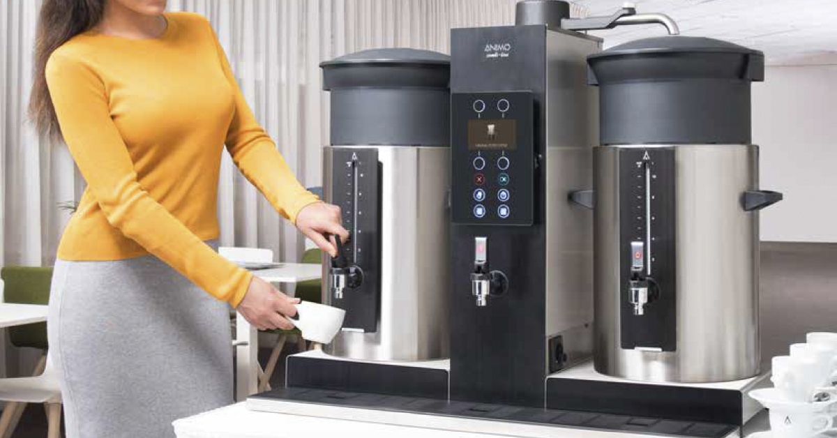 Nyhet! Animo kaffetrakter og kaffeurne til restaurant