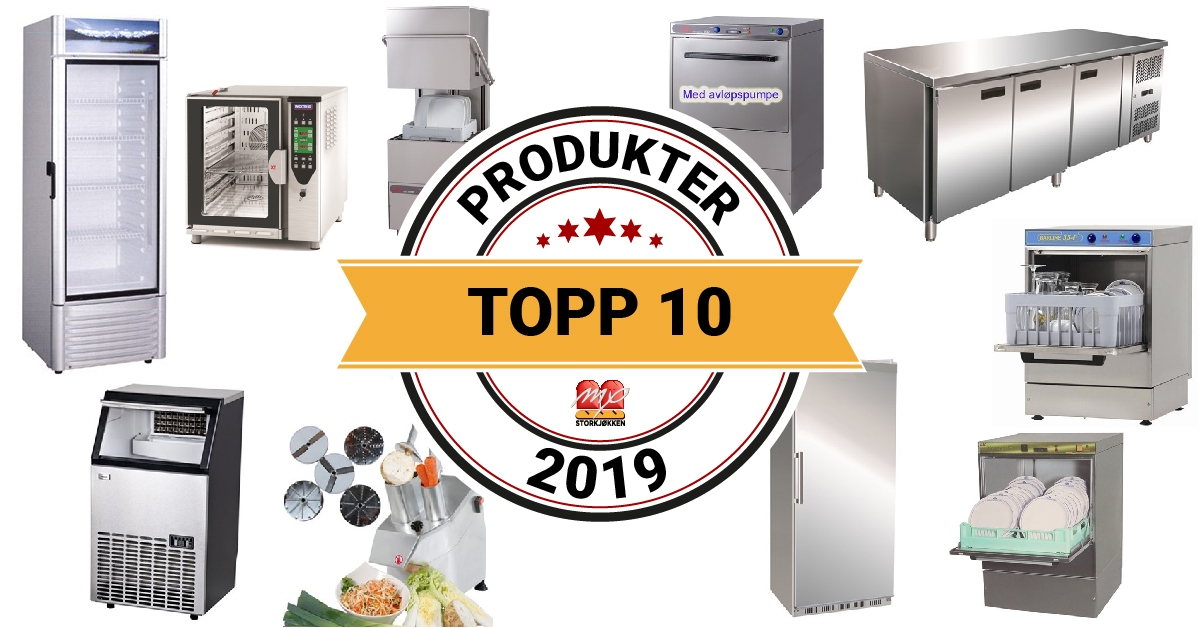 10 produkter på topp i 2019